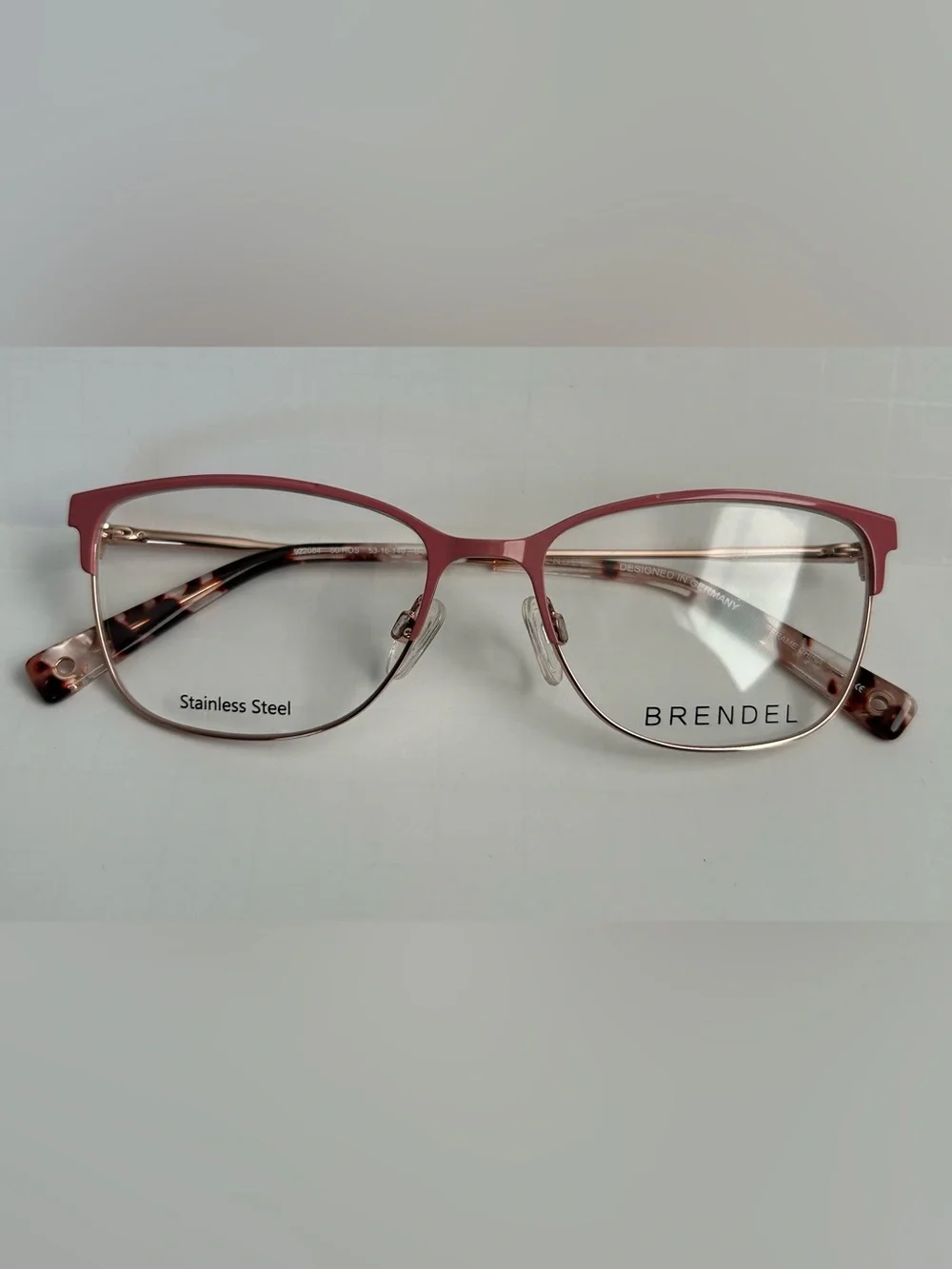 Brendel 922084 Rose Gold Stainless Steel Glasses Frames Women 53-16-140 B38
